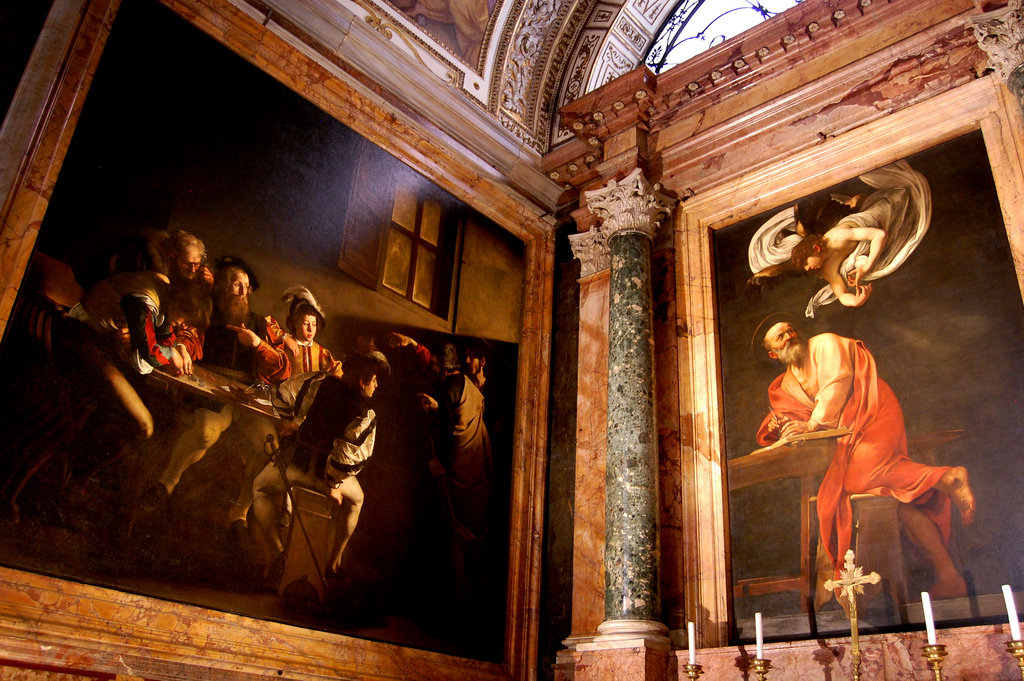 San Luigi dei Francesi, Roma, Itália San Luigi dei Francesi, Roma, Itália