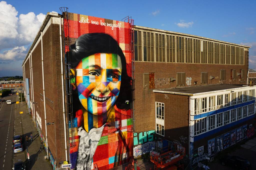 Mural Kobra – Anne Frank Mural Kobra – Anne Frank