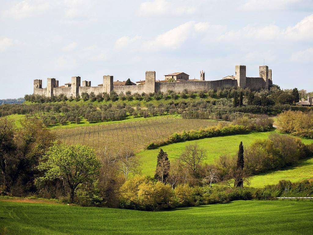 Monteriggioni, como nos contos medievais