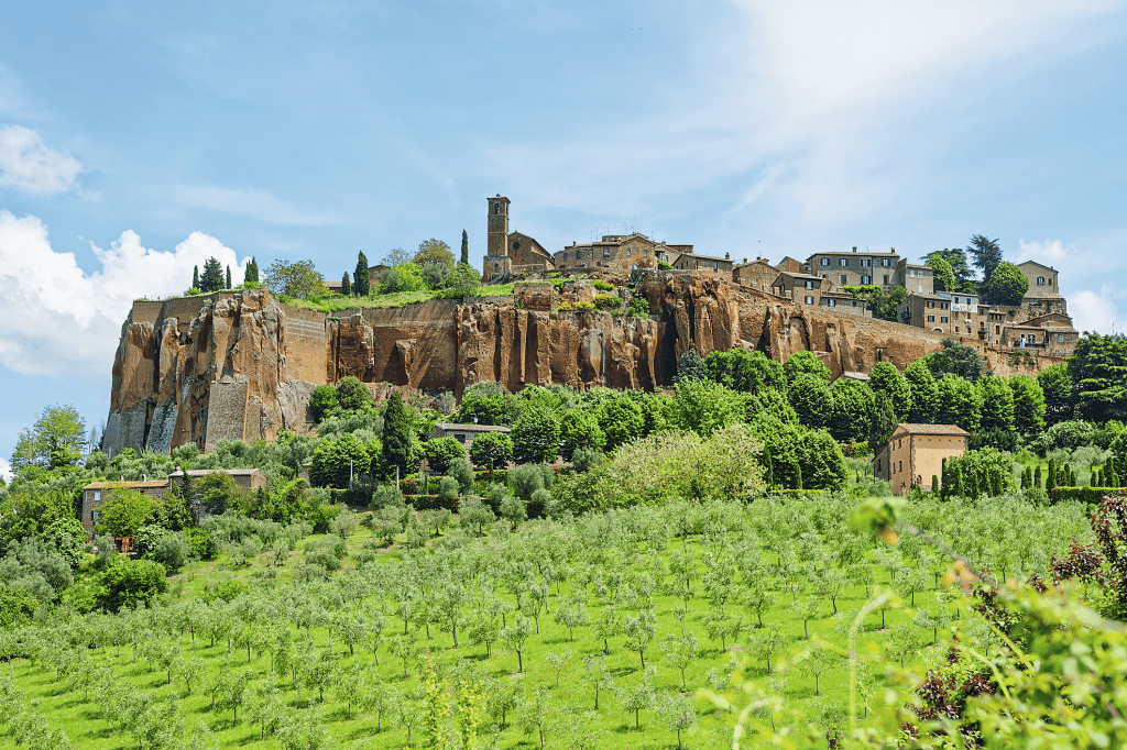 Panorama da lindinha Orvieto