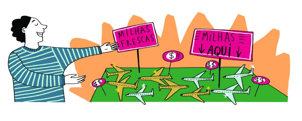 Ilustração Milhas Ilustração Milhas