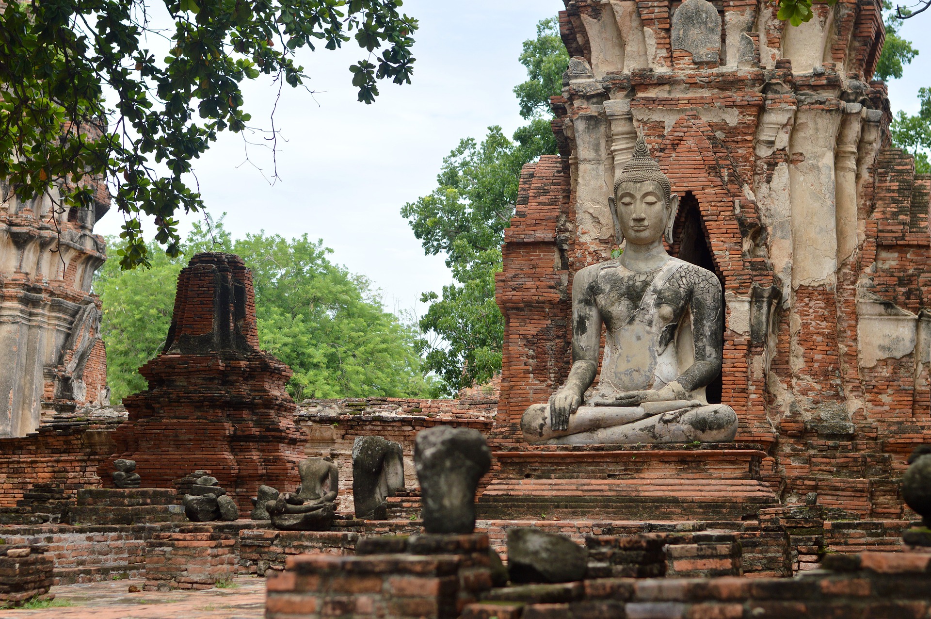 Ruínas de Ayutthaya, Tailândia