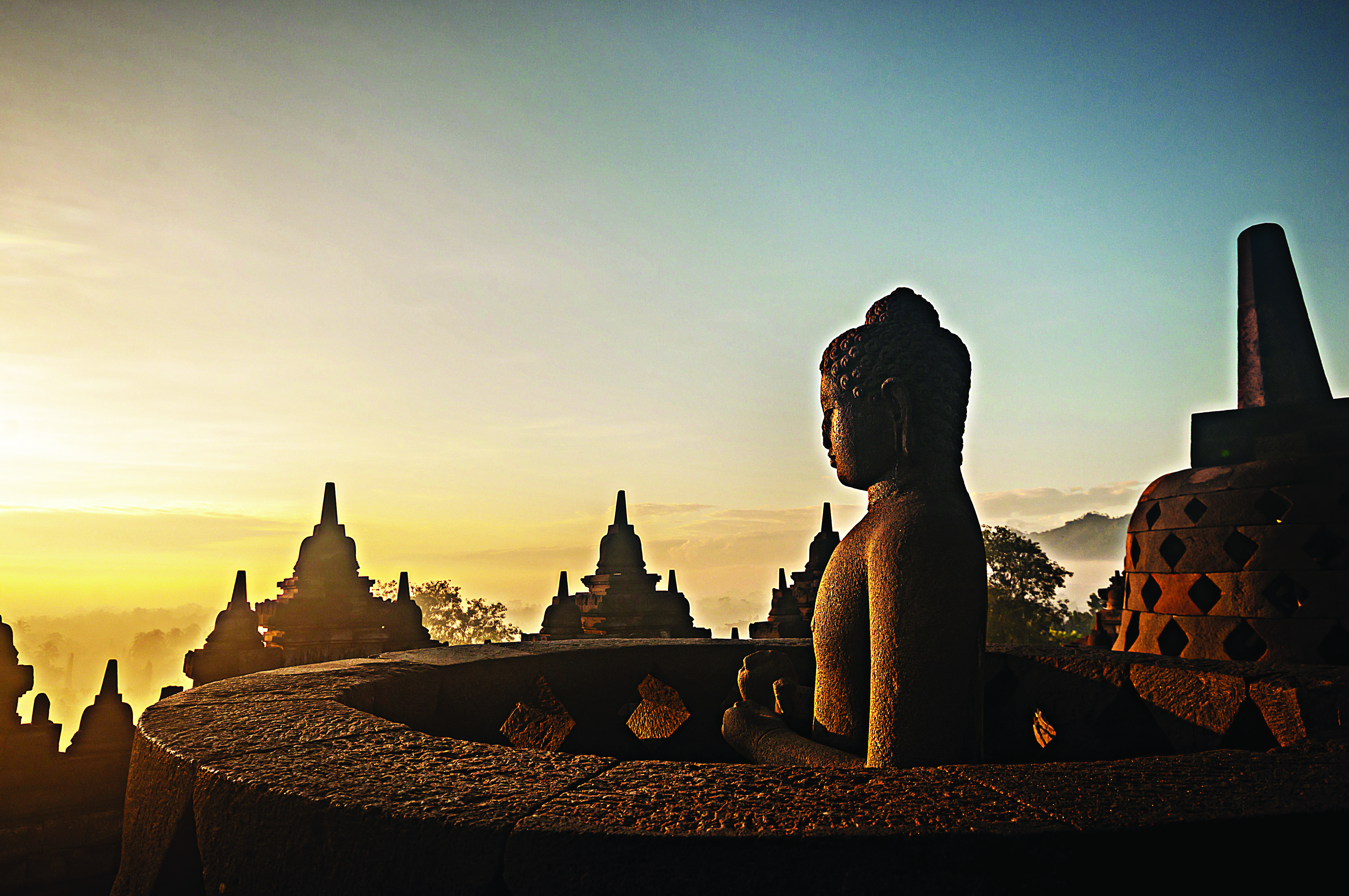 Templo de Borobudur, Indonésia