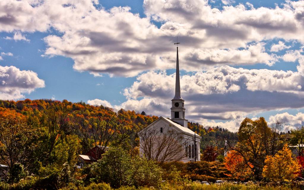 Cidade de Stowe, Vermont, Estados Unidos Cidade de Stowe, Vermont, Estados Unidos