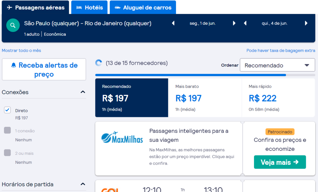 alerta de preço Skyscanner alerta de preço Skyscanner