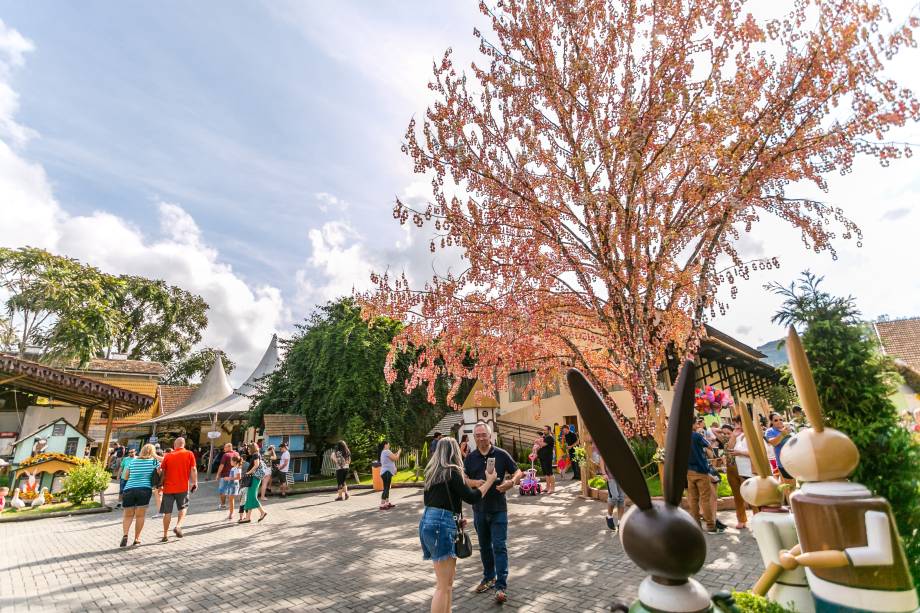 A decoração da Osterfest de 2019 A decoração da Osterfest de 2019