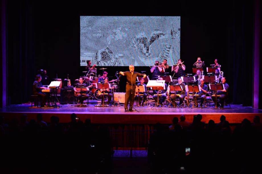 Amazonas Band durante o lançamento do 10º Festival Amazonas Jazz Amazonas Band durante o lançamento do 10º Festival Amazonas Jazz