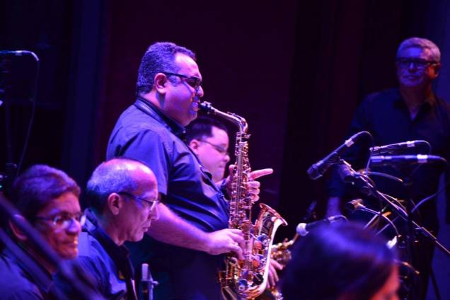 Amazonas Band durante o lançamento do 10º Festival Amazonas Jazz Amazonas Band durante o lançamento do 10º Festival Amazonas Jazz