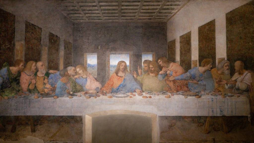 “A última ceia”, de Leonardo da Vinci “A última ceia”, de Leonardo da Vinci