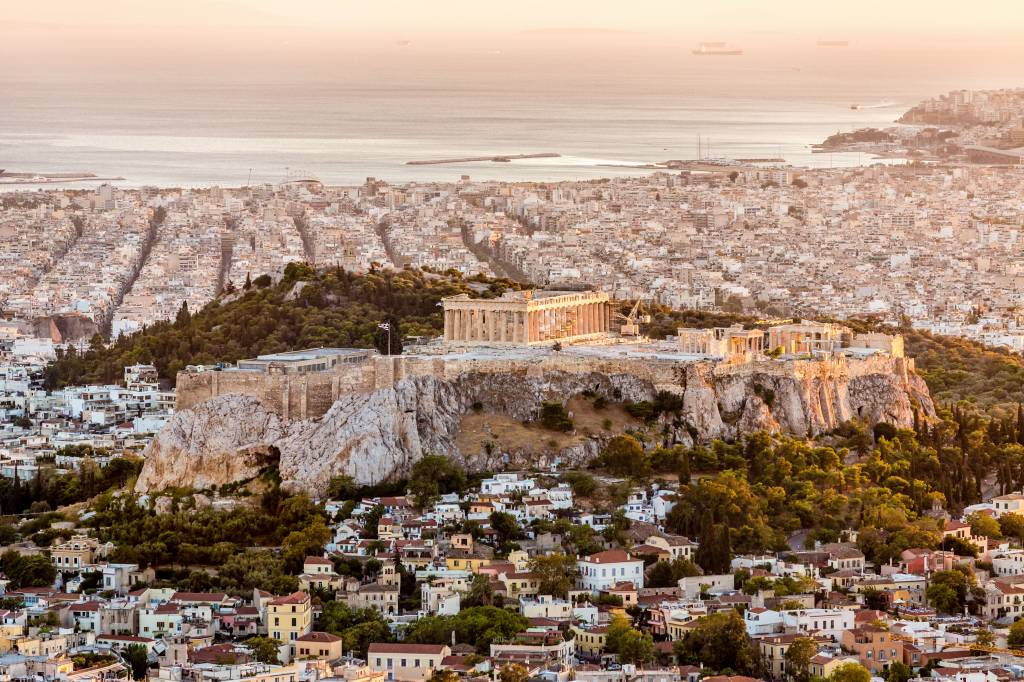 Acrópoles de Atenas, na Grécia Acrópole de Atenas, na Grécia