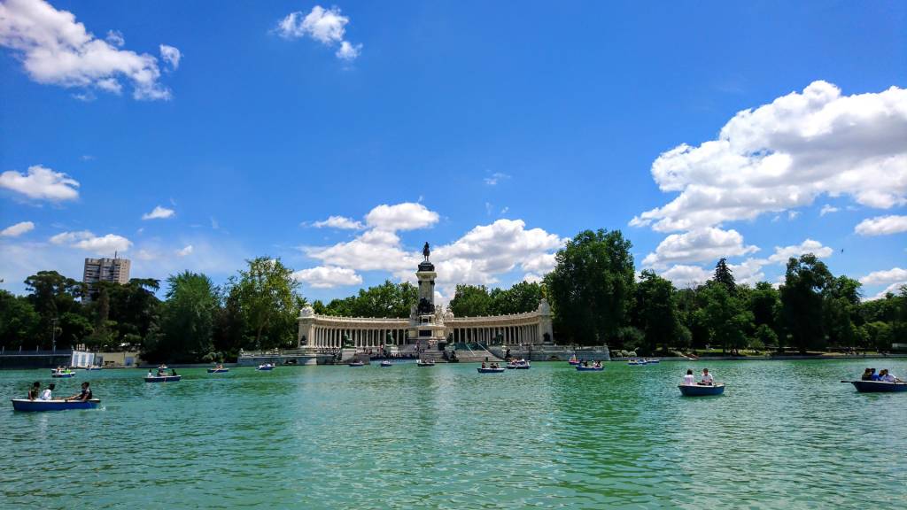 Parque El Retiro, Madrid, Espanha Parque El Retiro, Madrid, Espanha