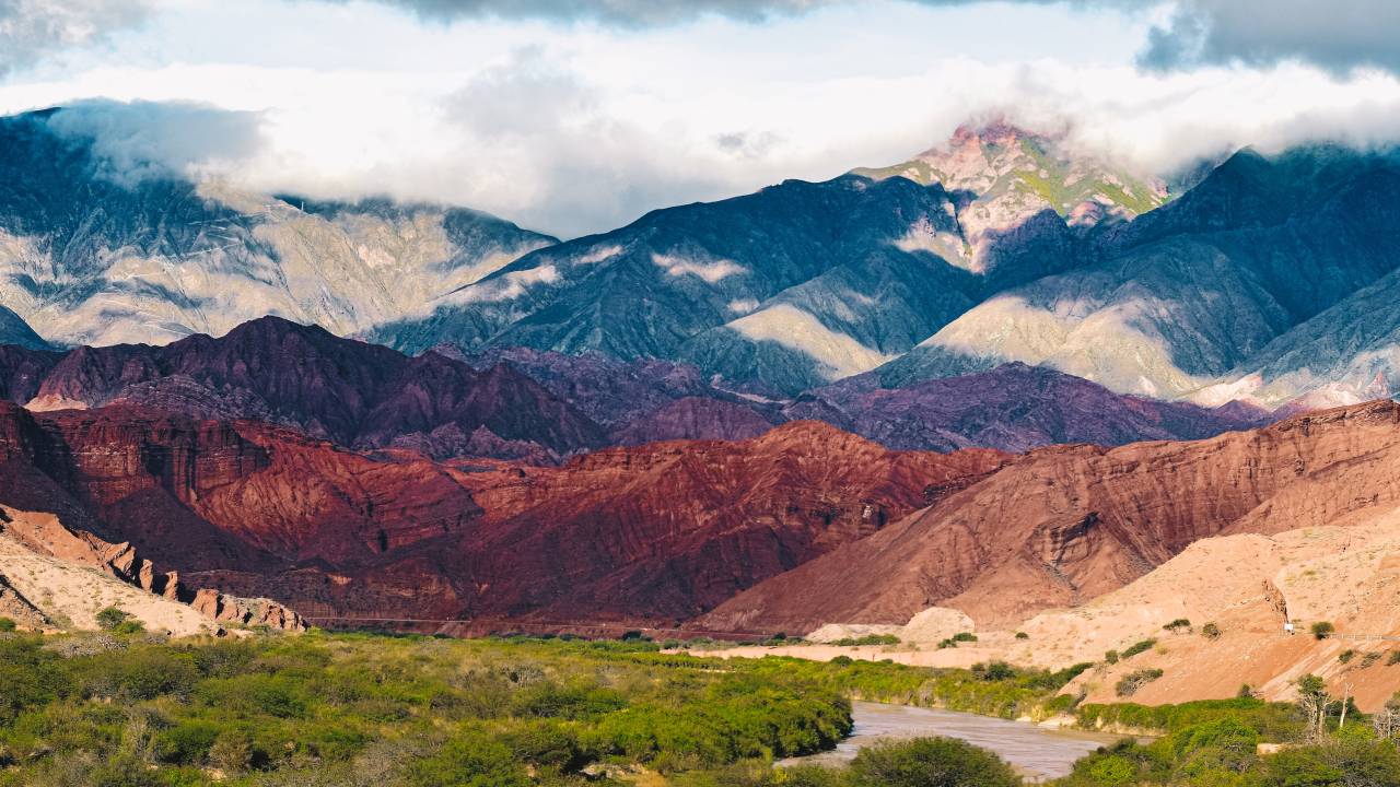 Formações rochosas em Salta, Argentina