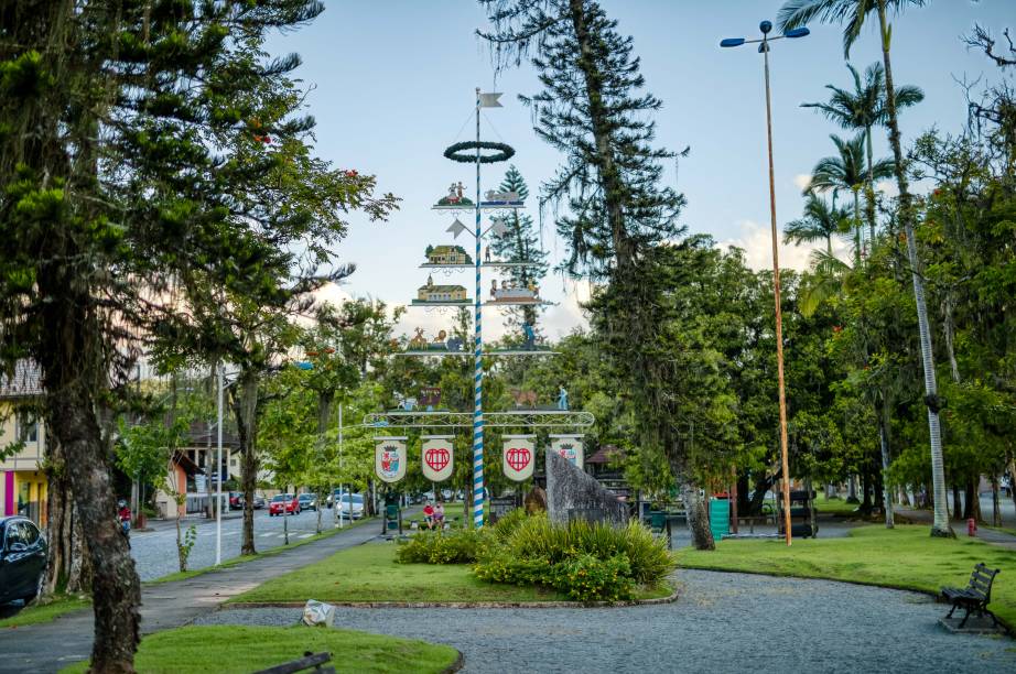 Pracinha em Pomerode. Pracinha em Pomerode.