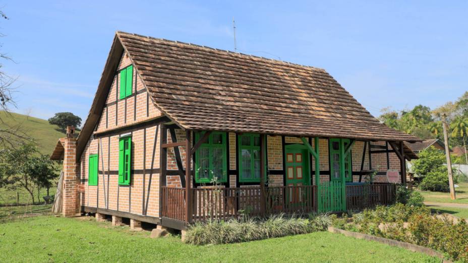 A Casa Strutz é outra construção bem preservada da Rota do Enxaimel.