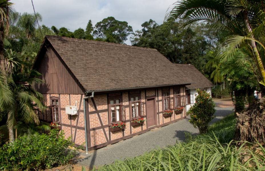 A Pousada Casa Wachholz é uma opção de hospedagem na Rota do Enxaimel.