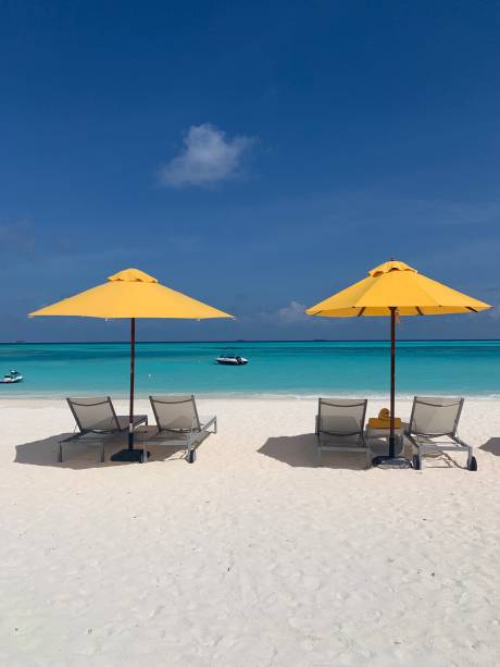 Uma das praias perfeitas do Niyama Uma das praias perfeitas do Niyama