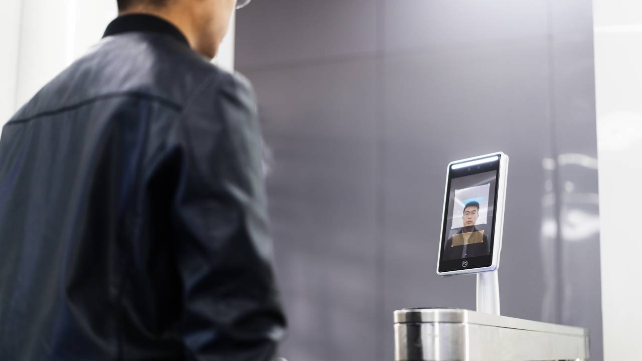 Reconhecimento facial, aeroporto, biometria