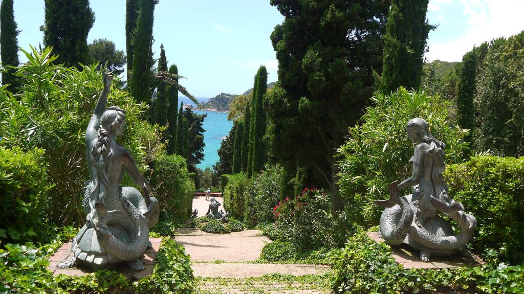 Jardins de Santa Clotilde, Lloret de Mar, Espanha Jardins de Santa Clotilde, Lloret de Mar, Espanha