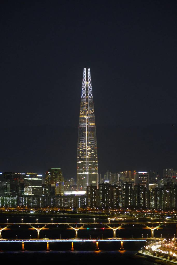 Lotte World Tower, Seul, Coreia do Sul Lotte World Tower, Seul, Coreia do Sul