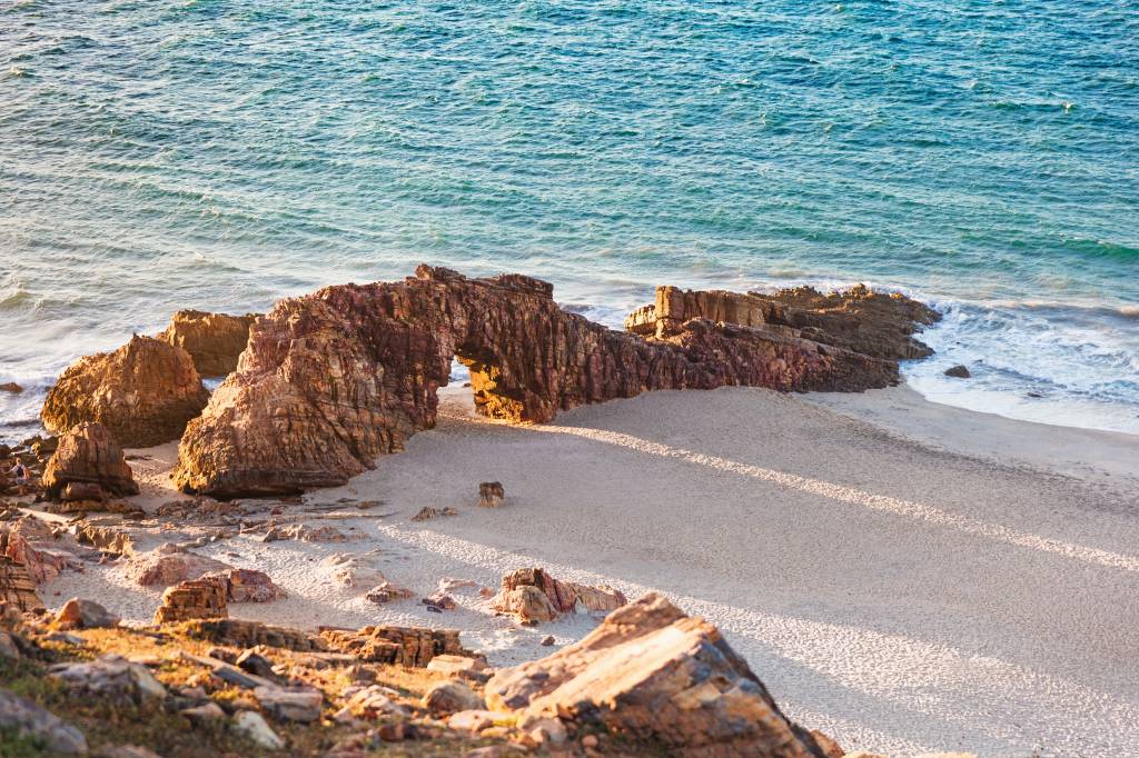 Pedra Furada, Jericoacoara, Ceará, Brasil