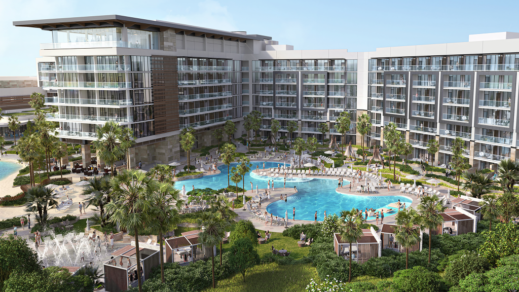 Conrad Orlando – Rendering – Exterior Resort Pool – 5333X3000 Conrado Orlando