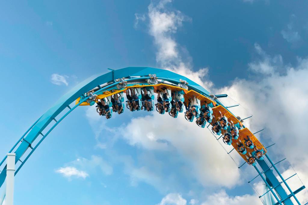 Pipeline: The Surf Coaster, SeaWorld, Orlando, Flórida, Estados Unidos