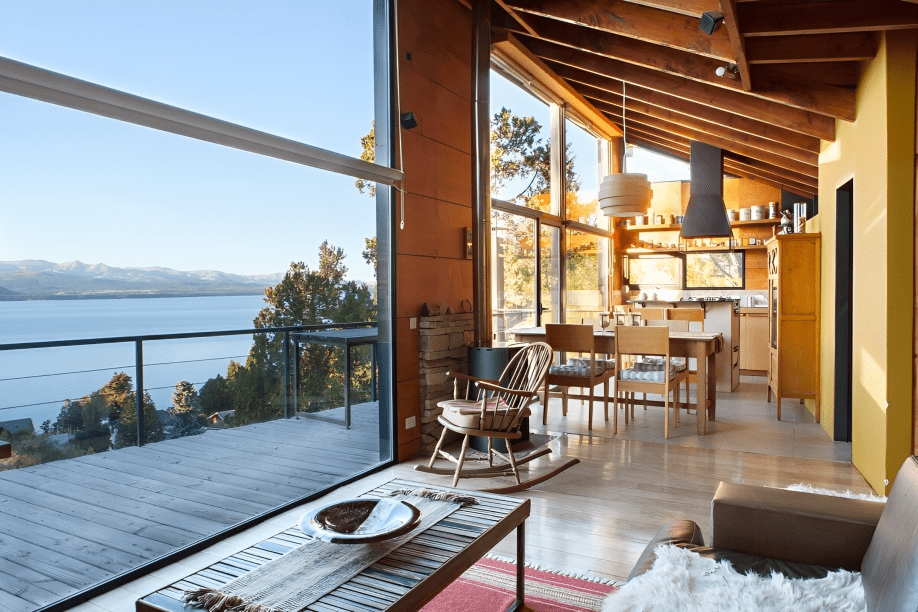 Casa contêiner com vista panorâmica, Bariloche, Argentina sobrado-com-vista-panorâmica-do-lago-em-bariloche-argentina-para-alugar-pelo-airbnb