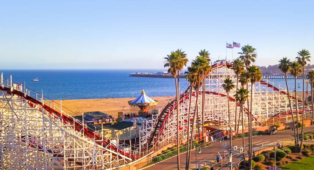 Santa Cruz Beach Boardwalk, Califórnia, Estados Unidos Santa Cruz Beach Boardwalk, Califórnia, Estados Unidos