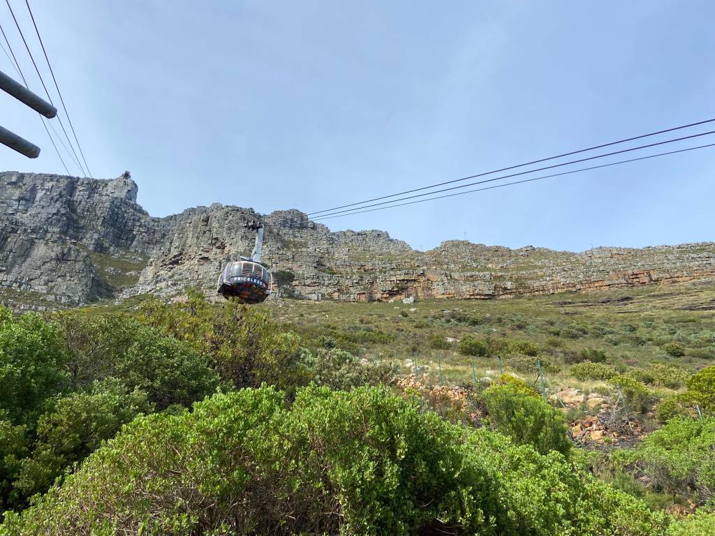 Teleférico da Table Mountain, Cidade do Cabo, África do Sul Teleférico da Table Mountain, Cidade do Cabo, África do Sul