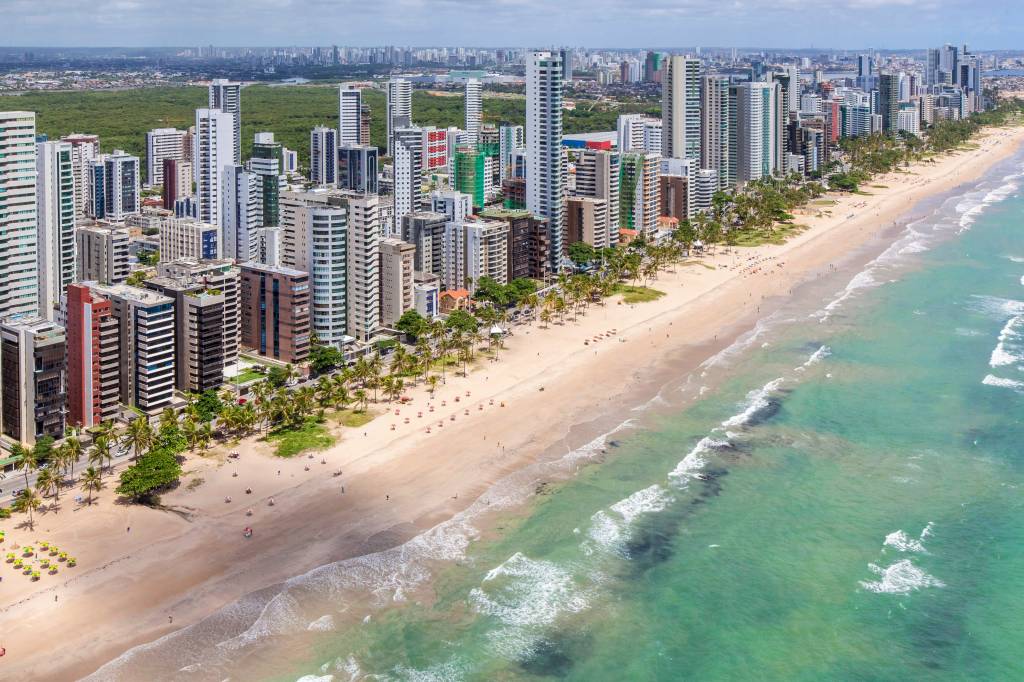 Praia de Boa Viagem, Recife, Pernambuco Praia de Boa Viagem, Recife, Pernambuco