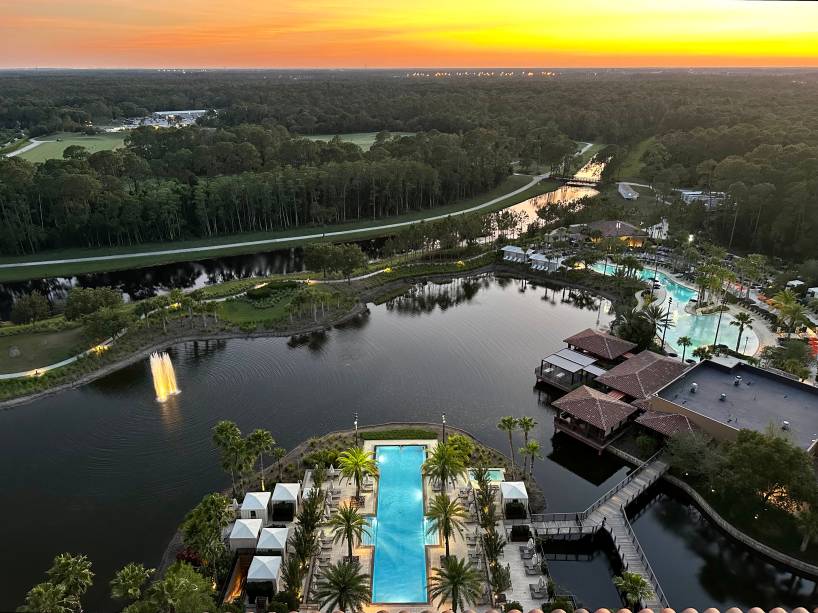 A vista arrebatadora do Capa: camarote para a queima de fogos no Epcot Center e no Magic Kingdom