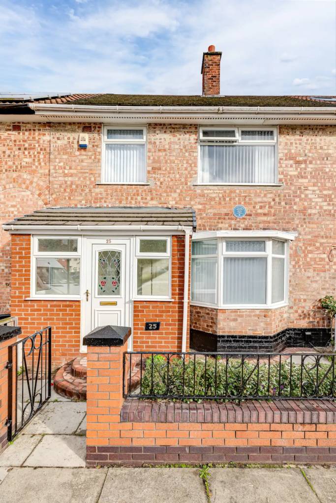 Casa George Harrison, Liverpool, Inglaterra Casa George Harrison, Liverpool, Inglaterra