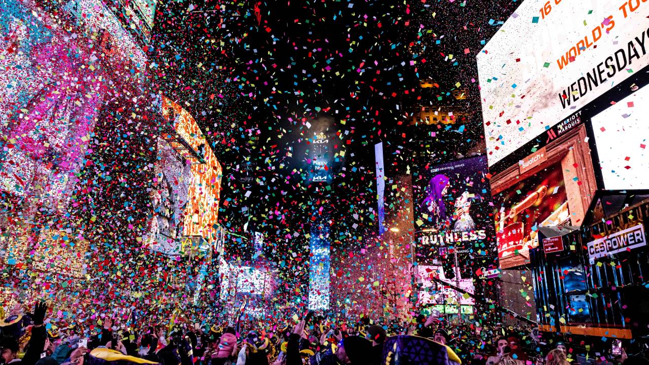 Fim de Ano na Times Square, Nova York, USA