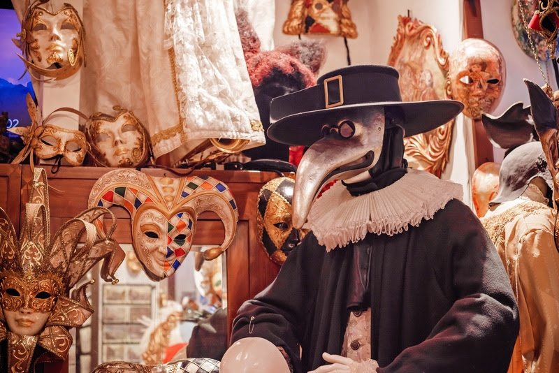 Máscaras de Carnaval em Veneza Máscaras de Carnaval em Veneza