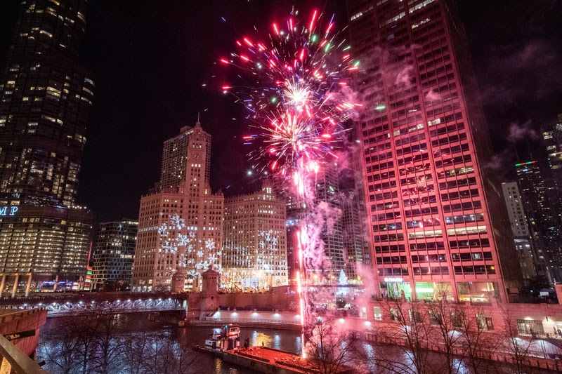 Wintrust Magnificent Mile Lights Festival, Chicago, Estados Unidos Wintrust Magnificent Mile Lights Festival, Chicago, Estados Unidos