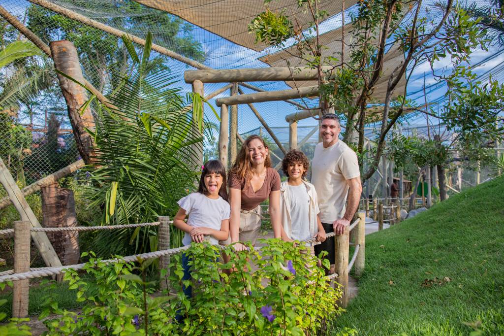 O parque traz diversas atrações