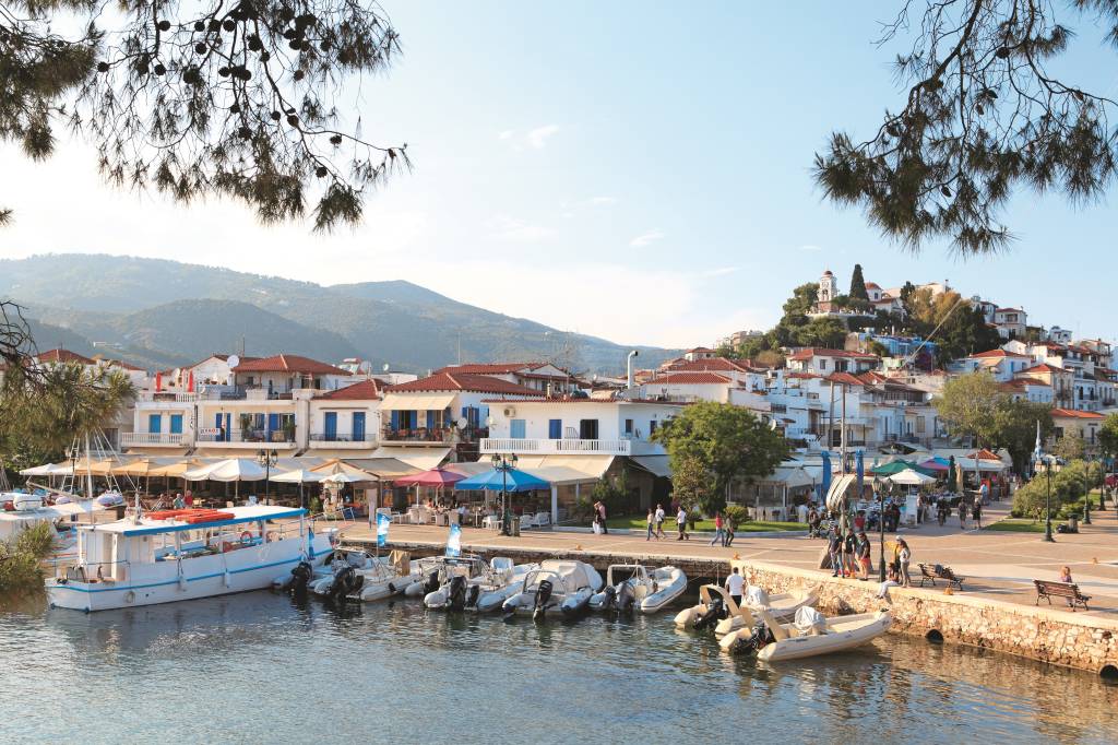 Skiathos Aproveite os passeios de barco em Skiathos, Grécia