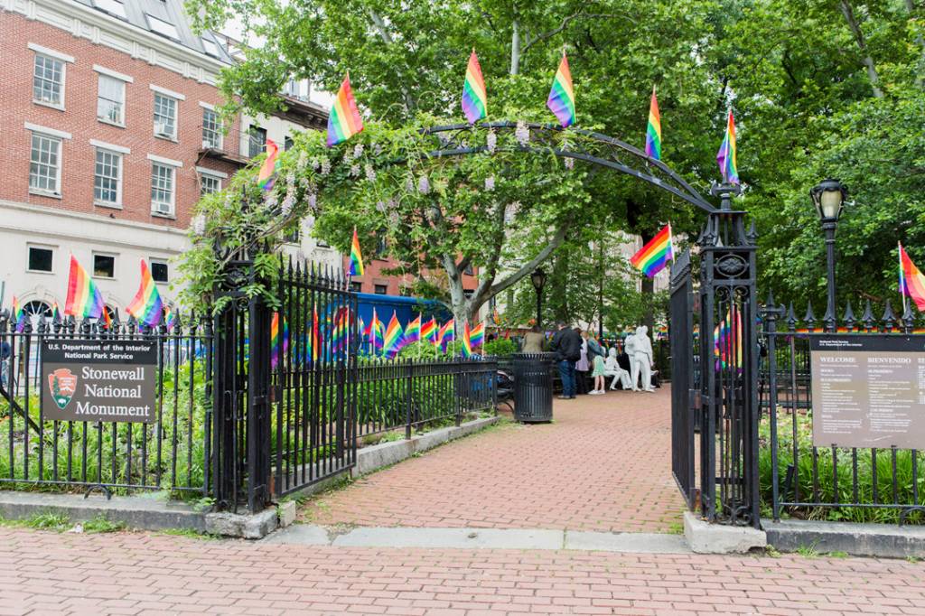 Christopher Park, West Village, Manhattan, NYC Christopher Park, West Village, Manhattan, NYC