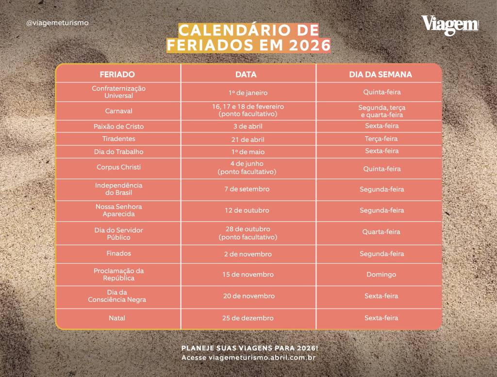 Feriados 2026